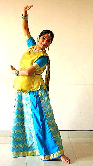 Dancer: Sampada Pillai. Photograph: Manoj Pillai