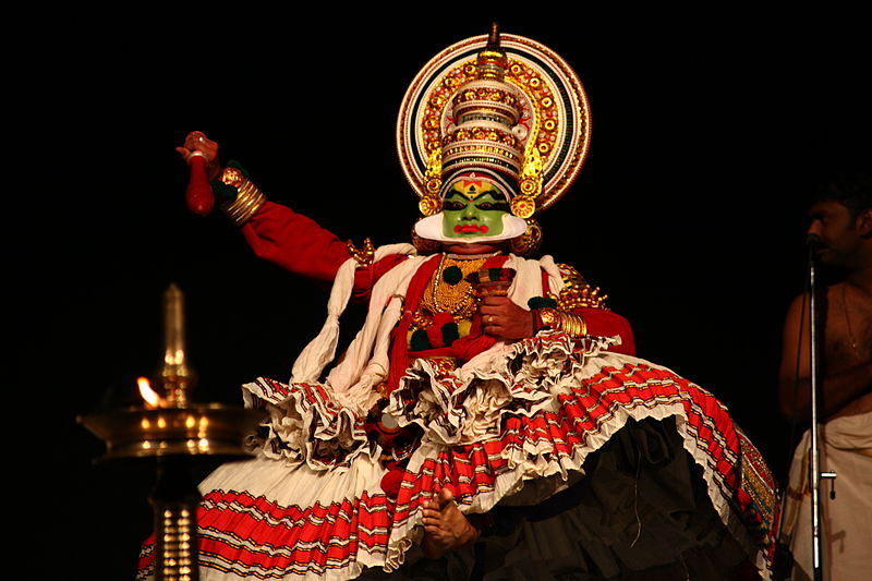 Kathakali dance. Photography by Joeseph Lazer