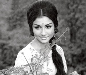 Sharmila Tagore with the winged eyeliner. Image Source: www.mid-day.com