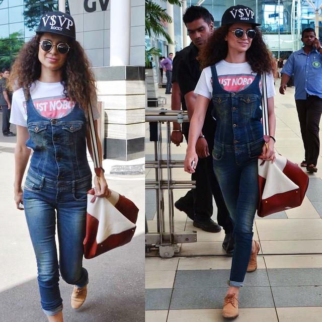 Kangana Ranaut knows how to rock the overalls!